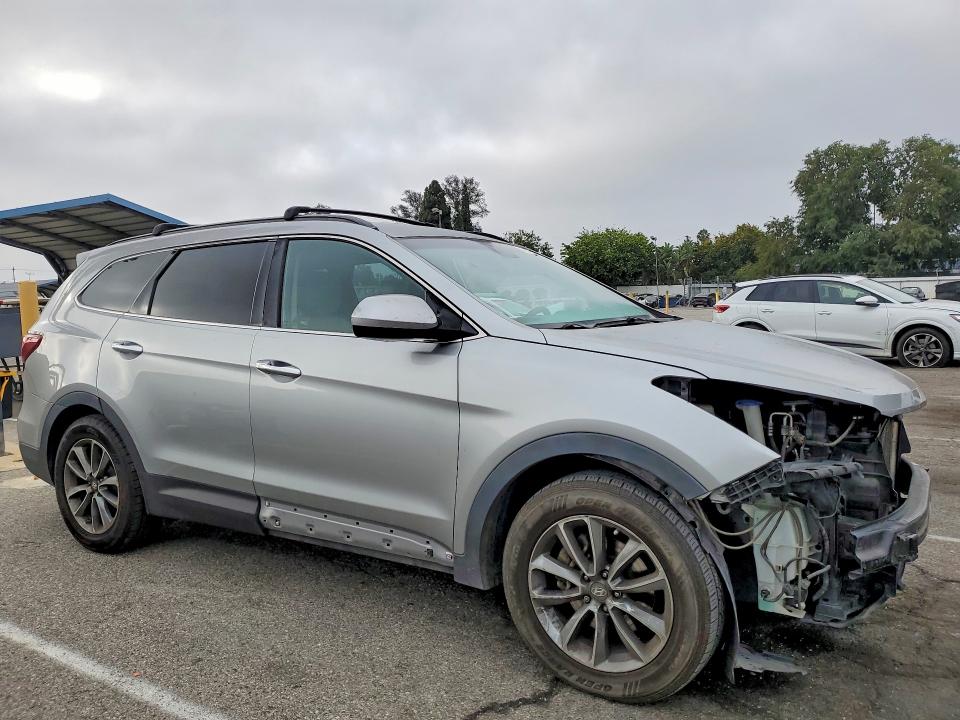 2018 Hyundai Santa fe VIN KM8SM4HF5JU269758 COPART salvage auction — FRONT END, Ca - Salvage Certificate, sold $1,650 on 2026-07-31 (photo 4)