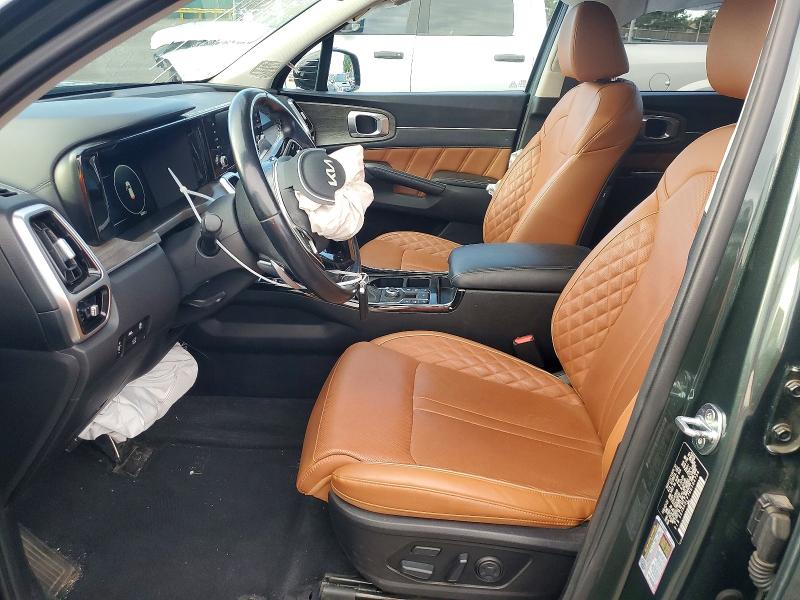 2022 Kia Sorento VIN 5XYRKDLF7NG104754 COPART salvage auction — FRONT END, Co - Salvage Title, sold $9,200 on 2026-07-21 (photo 7)