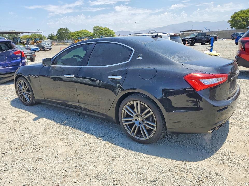 2015 Maserati Ghibli VIN ZAM57XSA4F1141426 COPART salvage auction — MINOR DENT/SCRATCHES, Ca - Dis/Dlr/Exp Only Clean Title (P), sold $4,250 on 2026-07-09 (photo 2)