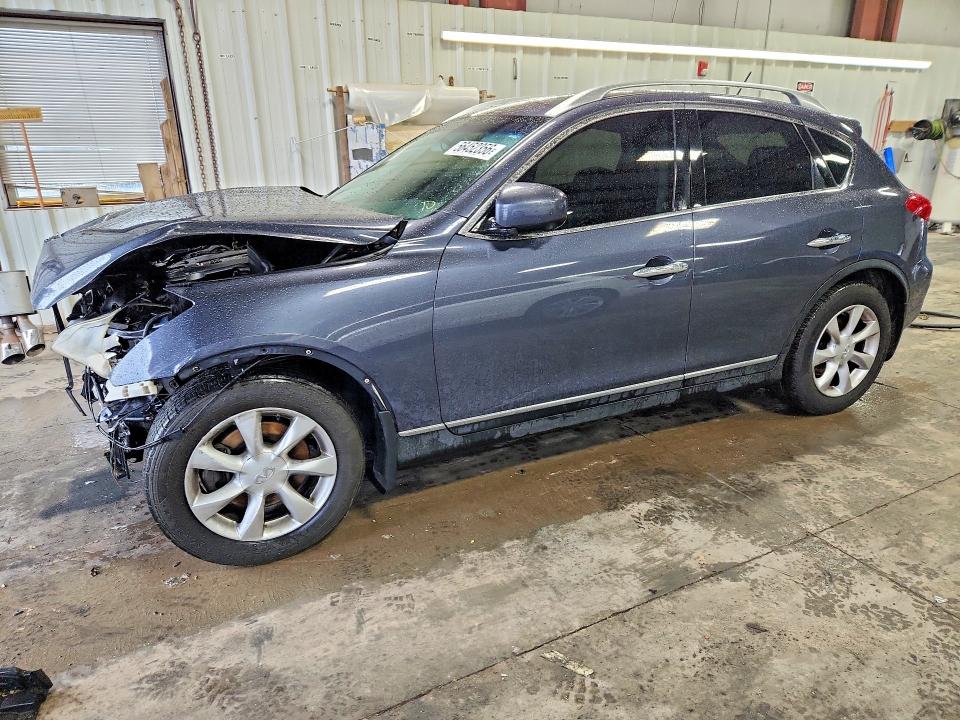 2010 Infiniti Ex VIN JN1AJ0HR8AM754149 COPART salvage auction — FRONT END, Il - Salvage Certificate, sold $400 on 2026-07-16 (photo 1)