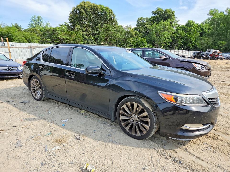 2014 Acura RLX VIN JH4KC1F50EC005549 COPART salvage auction — SIDE, De - Salvage Certificate, sold $1,200 on 2026-07-28 (photo 4)