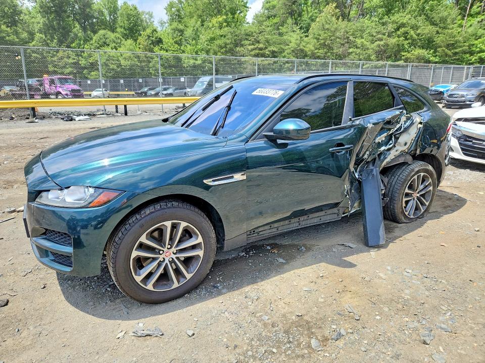 2017 Jaguar F-pace VIN SADCJ2BV1HA883924 COPART salvage auction — SIDE, Md - Cert Of Salvage > 75% Damage, sold $4,100 on 2026-07-02 (photo 1)