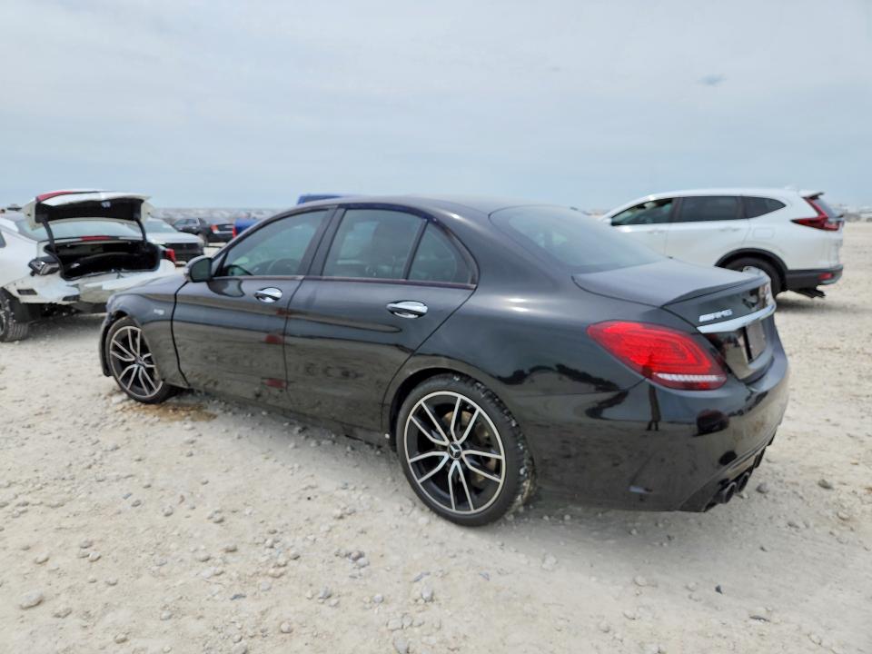 2019 Mercedes-benz C-klasse amg VIN 55SWF6EB2KU308733 COPART salvage auction — FRONT END, Tx - Salvage Vehicle Title, sold $10,300 on 2026-08-06 (photo 2)