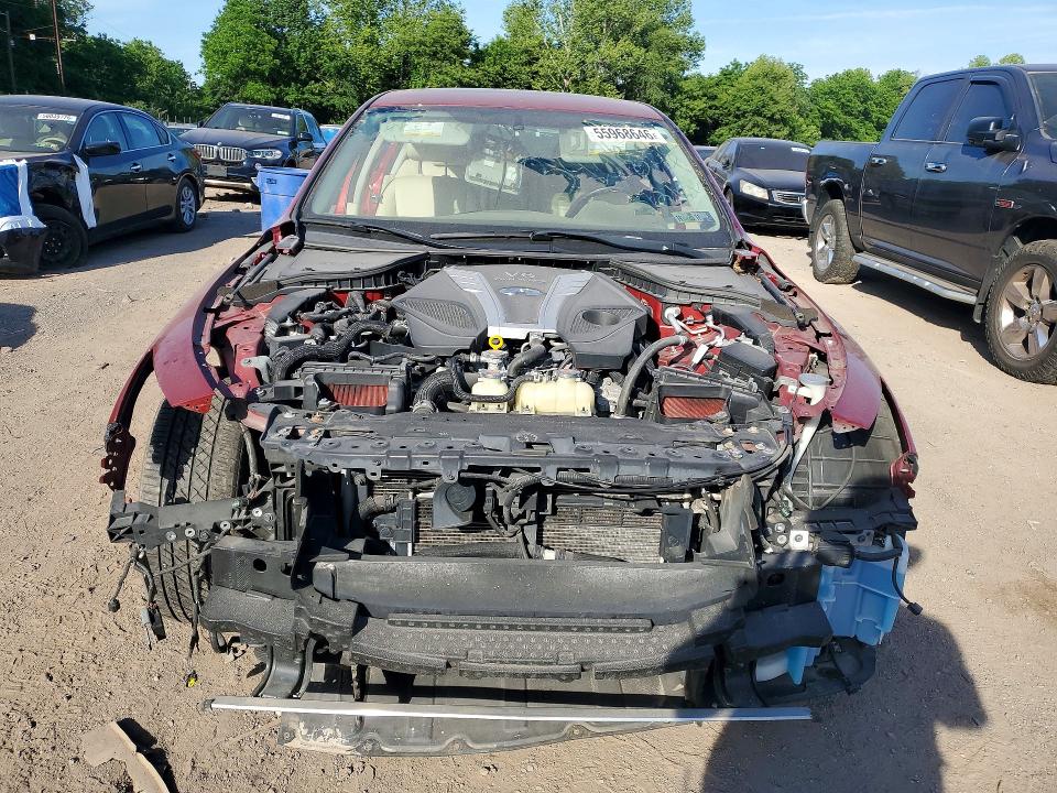 2016 Infiniti Q50 VIN JN1EV7AR2GM340804 COPART salvage auction — VANDALISM, PA - CERTIFICATE OF SALVAGE, sold $1,350 on 2026-07-08 (photo 5)