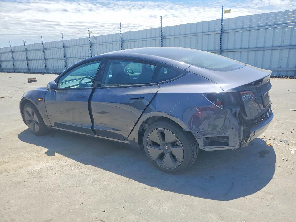 2023 Tesla Model 3 VIN 5YJ3E1EA5PF674663 COPART salvage auction — REAR END, Ca - Salvage Certificate, sold $10,700 on 2026-07-02 (photo 2)