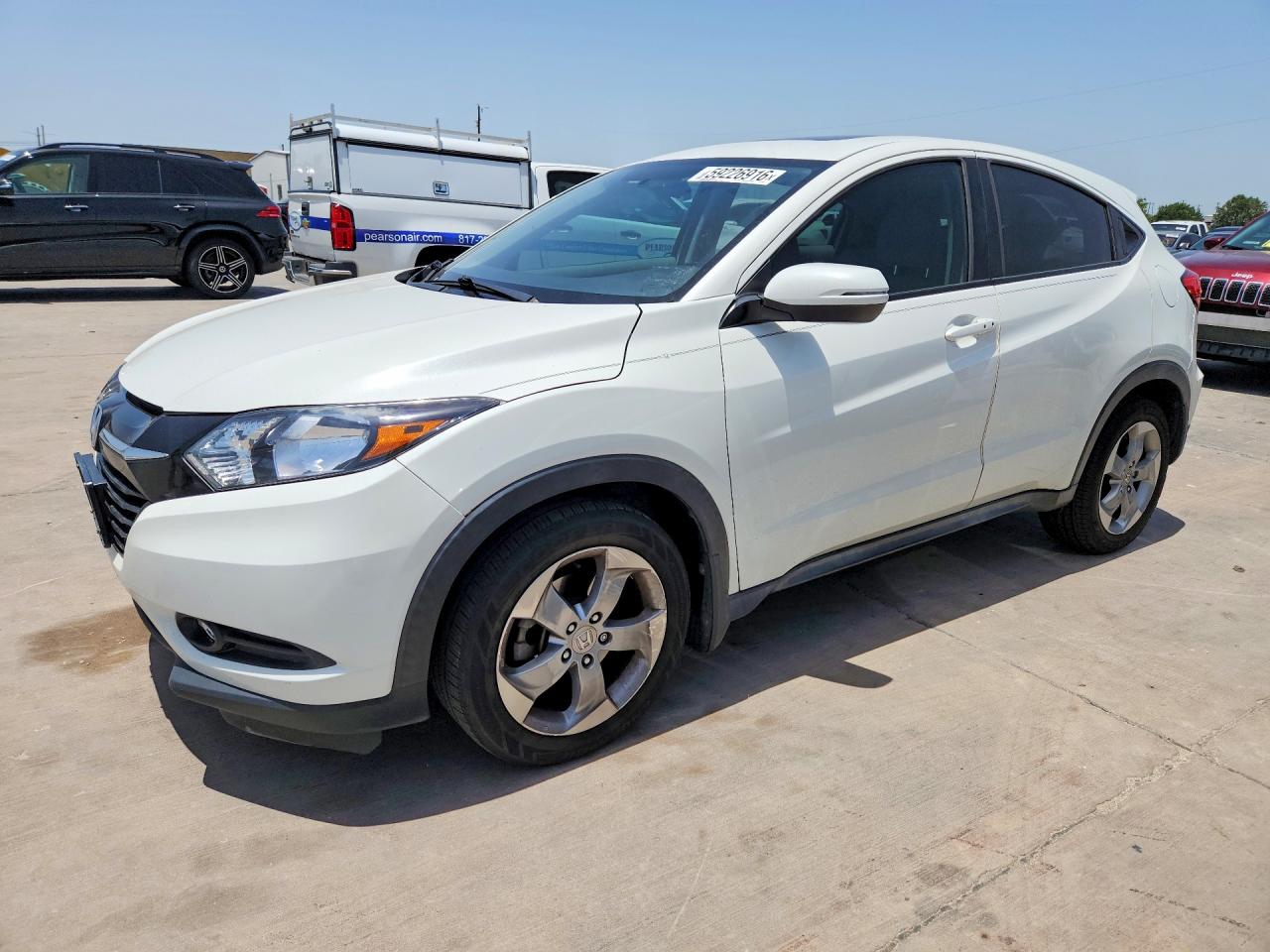 2016 Honda HR-V VIN 3CZRU5H56GM748312 COPART salvage auction — Normal Wear, TX - CERTIFICATE OF TITLE, sold $4,000 on 2026-07-05 (photo 1)