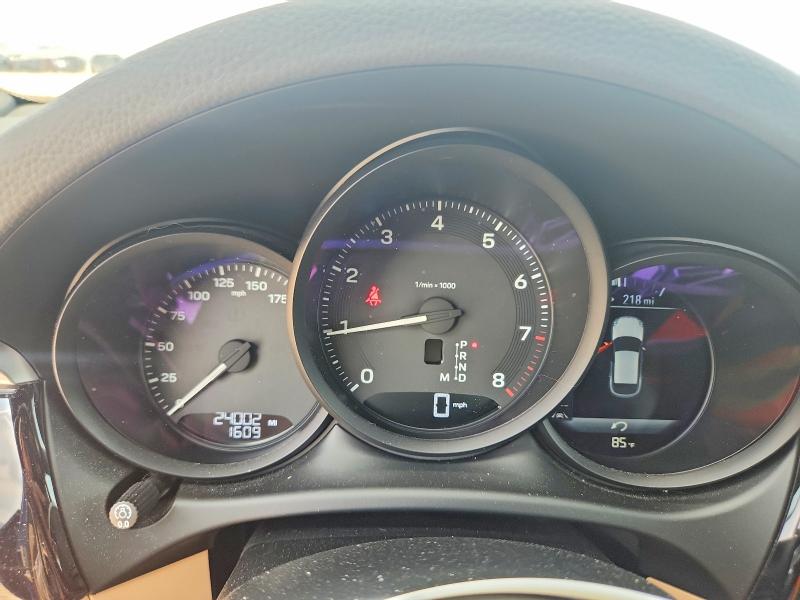 2024 Porsche Macan VIN WP1AA2A50RLB12346 COPART salvage auction — FRONT END, Tx - Salvage Vehicle Title, sold $30,750 on 2026-07-23 (photo 9)