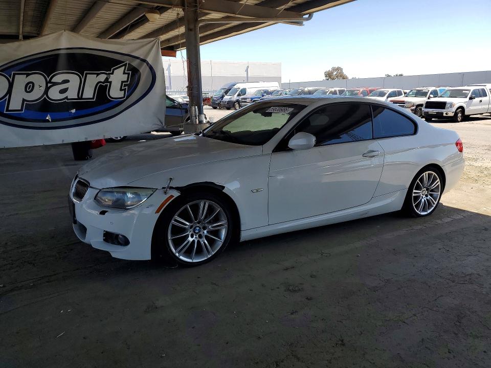 2011 BMW 3 series VIN WBAKG7C50BE598999 COPART salvage auction — FRONT END, Ca - Dis/Dlr/Exp App For Dup Clean, sold $400 on 2026-07-09 (photo 1)