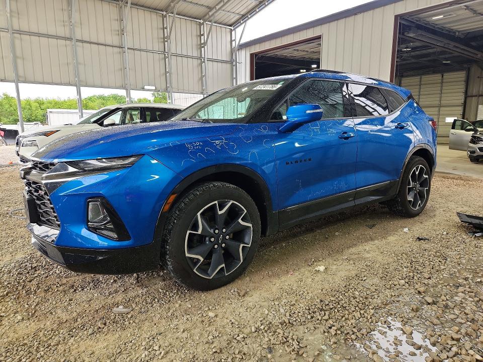 2021 Chevrolet Blazer VIN 3GNKBKRS4MS502924 COPART salvage auction — HAIL, Mo - Certificate Of Title, sold $12,800 on 2026-08-17 (photo 1)