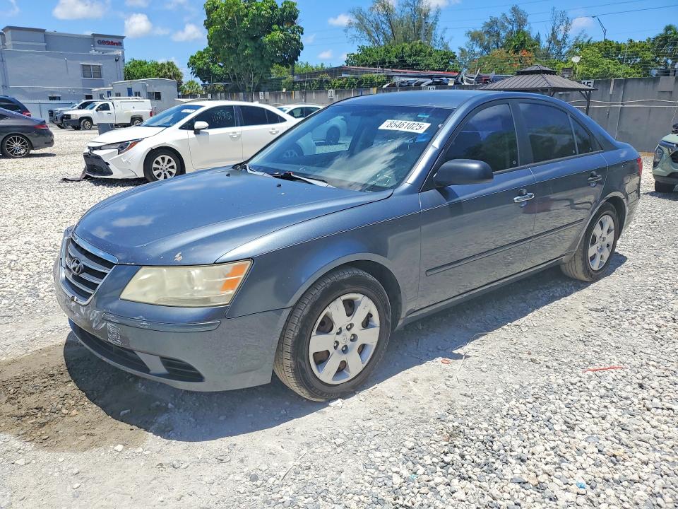 2009 Hyundai Sonata VIN 5NPET46C19H503137 COPART salvage auction — FRONT END, FL - CERT OF TITLE SLVG REBUILDABLE, sold $725 on 2026-07-10 (photo 1)
