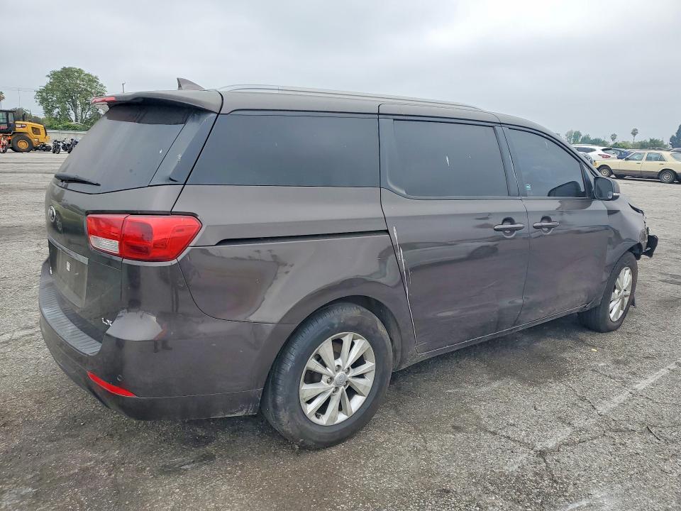 2015 Kia SEDONA VIN KNDMB5C16F6027996 COPART salvage auction — FRONT END, CA - LIEN PAPERS-CLEAN OR AC, sold $775 on 2026-07-24 (photo 3)
