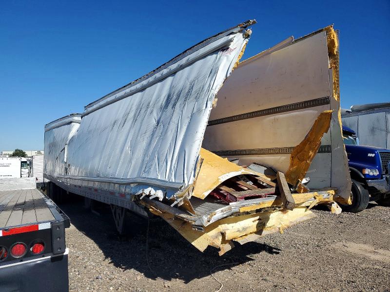 2019 Wabash 53'trailer VIN 1JJV532B3KL141225 COPART salvage auction — ROLLOVER, ON - PERMIT NO BRAND - FIT, sold $1 on 2026-09-10 (photo 1)