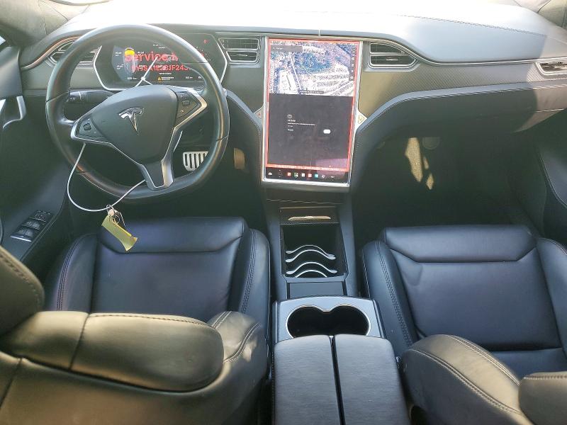 2018 Tesla Model s VIN 5YJSA1E23JF243911 COPART salvage auction — FRONT END, GA - CERT OF TITLE-SALVAGE, sold $8,500 on 2026-07-31 (photo 8)