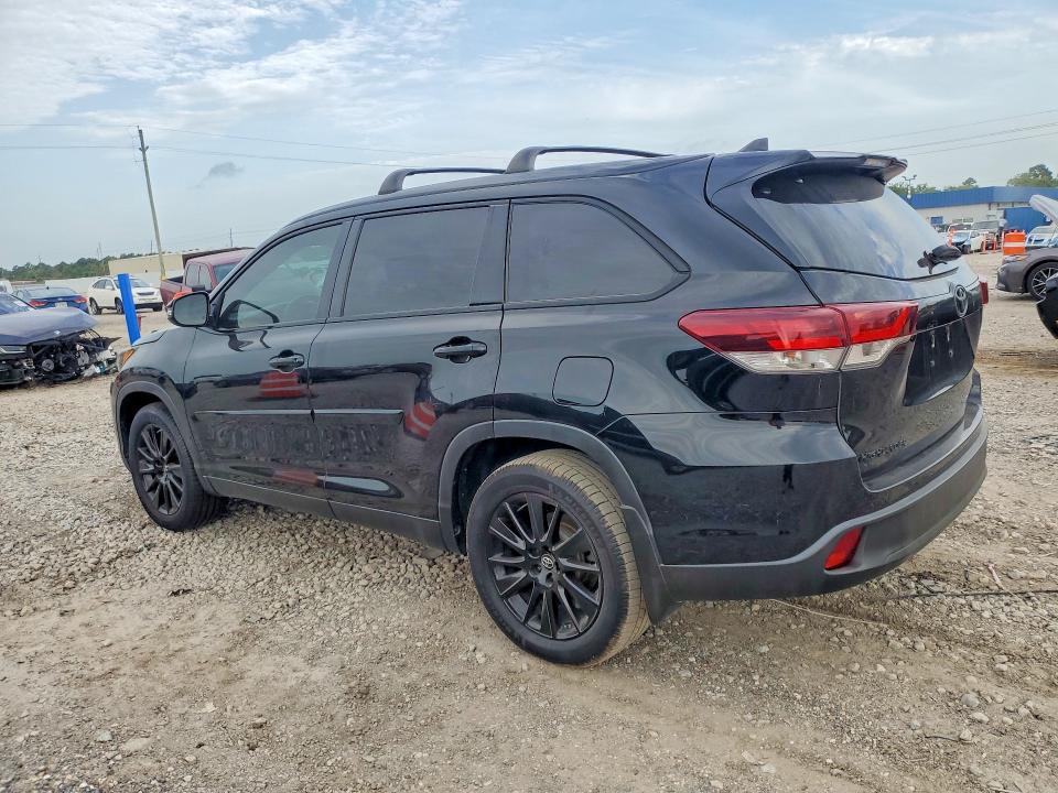 2019 Toyota Highlander VIN 5TDKZRFH4KS313150 COPART salvage auction — MINOR DENT/SCRATCHES, Tx - Certificate Of Title, sold $8,800 on 2026-07-09 (photo 2)