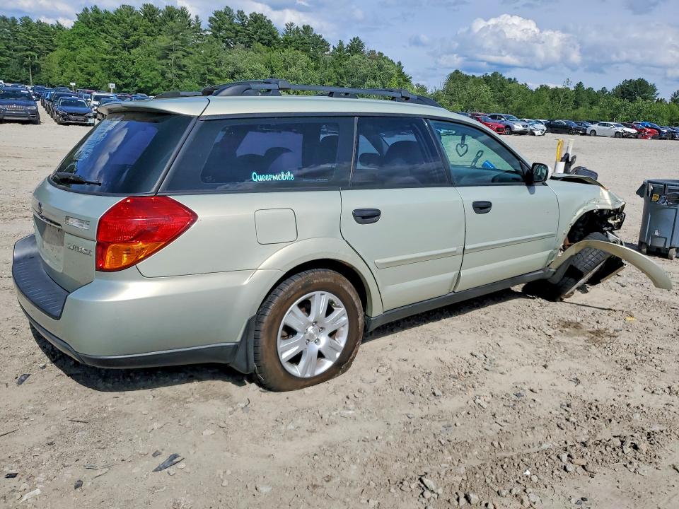 2006 Subaru LEGACY VIN 4S4BP61C767343674 COPART salvage auction — FRONT END, Ri - Certificate Of Title, sold $425 on 2026-07-02 (photo 3)