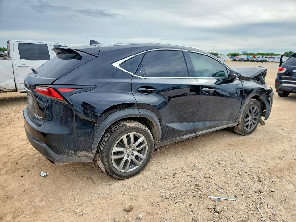 2016 Lexus Nx VIN JTJYARBZXG2041540 COPART salvage auction — FRONT END, Tx - Salvage Vehicle Title, sold $4,750 on 2026-07-09 (photo 3)