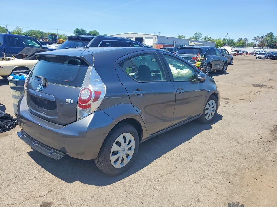 2012 Toyota Prius VIN JTDKDTB3XC1017800 COPART salvage auction — FRONT END, Nc - Salvage Certificate Of Title, sold $500 on 2026-07-07 (photo 3)
