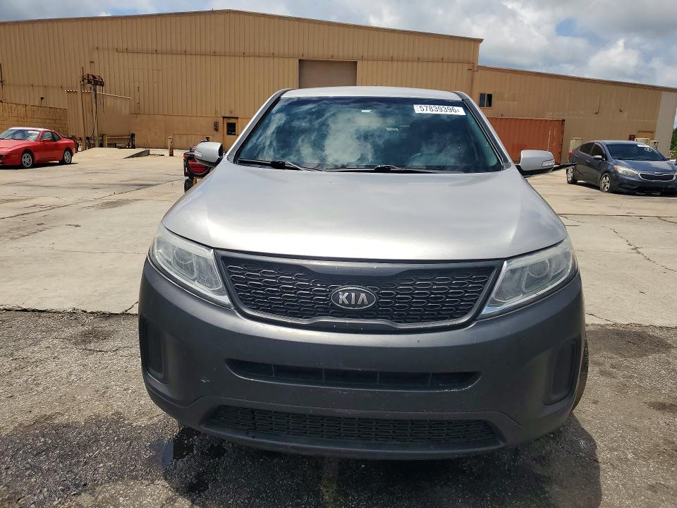 2014 Kia Sorento VIN 5XYKT3A61EG430075 COPART salvage auction — FRONT END, Sc - Cert Of Title-Salvage, sold $700 on 2026-07-17 (photo 5)
