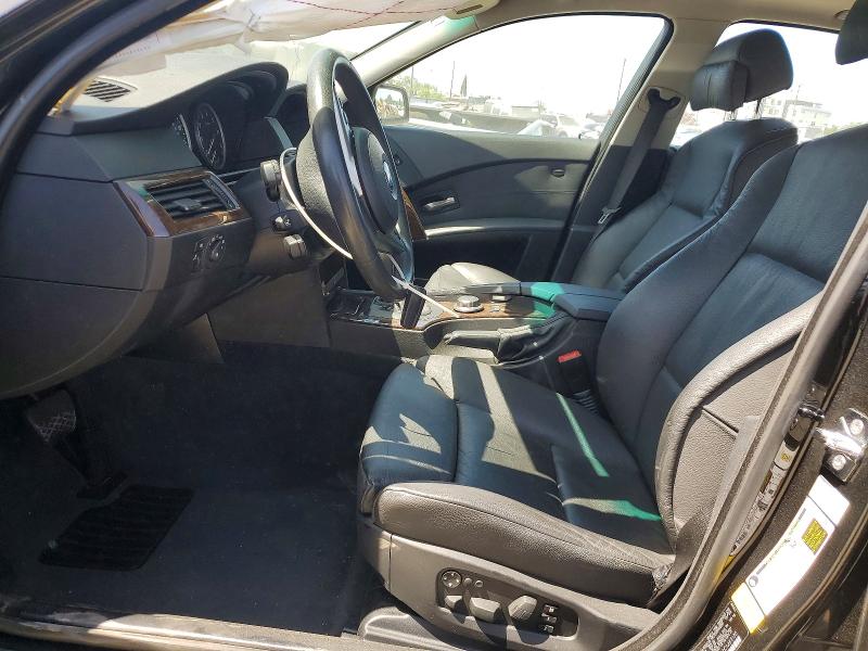 2007 BMW 5 series VIN WBANE73507CM53130 COPART salvage auction — REAR END, Ca - Salvage Certificate, sold $1,200 on 2026-07-13 (photo 7)