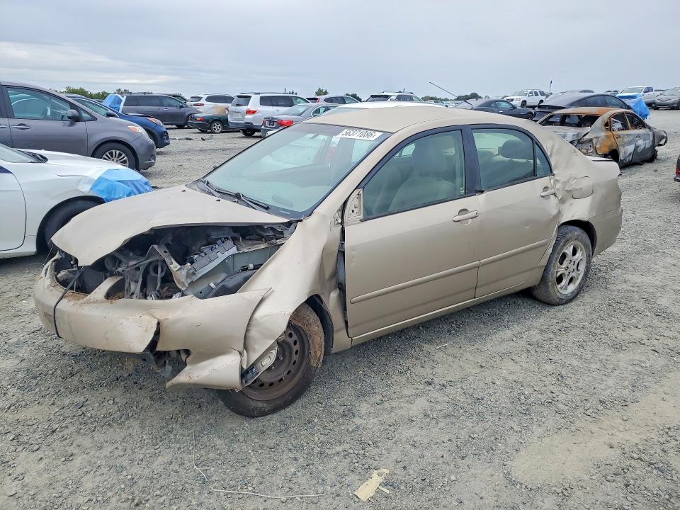 2005 Toyota Corolla VIN 1NXBR32E25Z549168 COPART salvage auction — ROLLOVER, Ca - Dis/Dlr/Exp Only Clean Title, sold $300 on 2026-07-19 (photo 1)