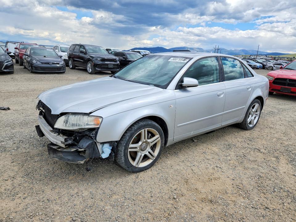2007 Audi A4 VIN WAUDF78E57A097612 COPART salvage auction — FRONT END, Mt - Certificate Of Title, sold $1,350 on 2026-07-28 (photo 1)