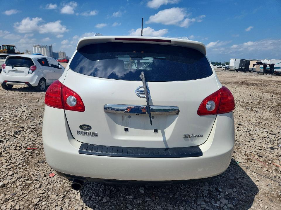 2013 Nissan Rogue VIN JN8AS5MV4DW133336 COPART salvage auction — FRONT END, IL - SALVAGE CERTIFICATE, sold $500 on 2026-07-31 (photo 6)