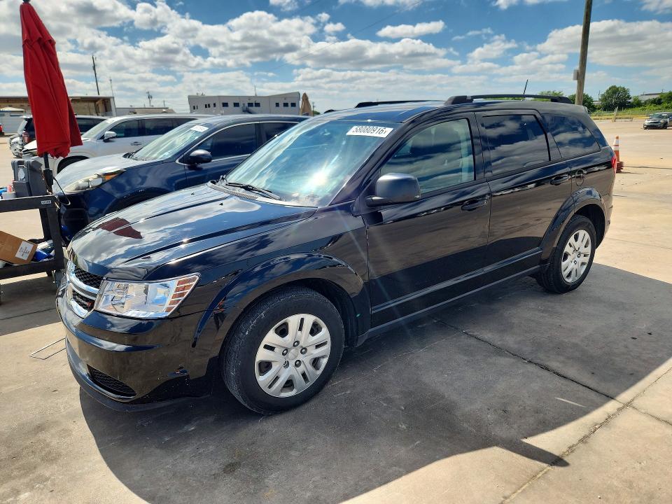 2020 Dodge Journey VIN 3C4PDCAB8LT207568 COPART salvage auction — NORMAL WEAR, Tx - Certificate Of Title (P), sold $2,500 on 2026-07-06 (photo 1)