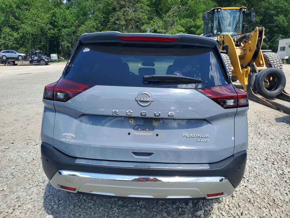 2023 Nissan Rogue VIN JN8BT3DD1PW301337 COPART salvage auction — FRONT END, Ma - Cert Of Title-Salvage, sold $5,200 on 2026-07-17 (photo 6)