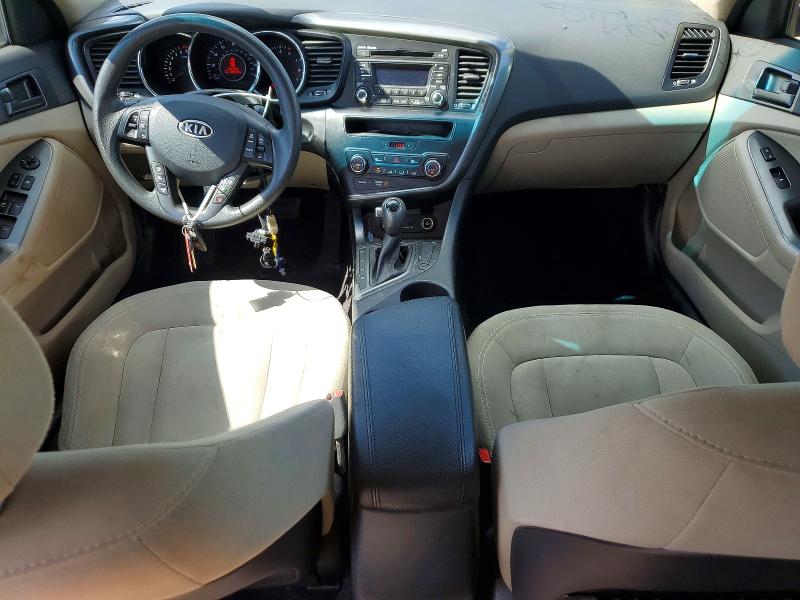 2011 Kia Optima VIN KNAGM4A71B5122620 COPART salvage auction — VANDALISM, Il - Salvage Certificate, sold $375 on 2026-07-31 (photo 8)