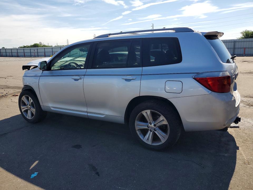 2008 Toyota Highlander VIN JTEES43A082072176 COPART salvage auction — FRONT END, Fl - Certificate Of Destruction, sold $1,150 on 2026-07-06 (photo 2)