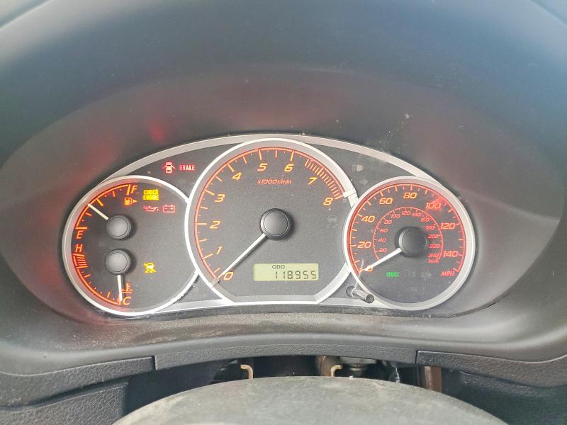 2010 Subaru Impreza VIN JF1GH7G65AG814301 COPART salvage auction — FRONT END, MI - CERTIFICATE OF TITLE, sold $725 on 2026-07-31 (photo 9)