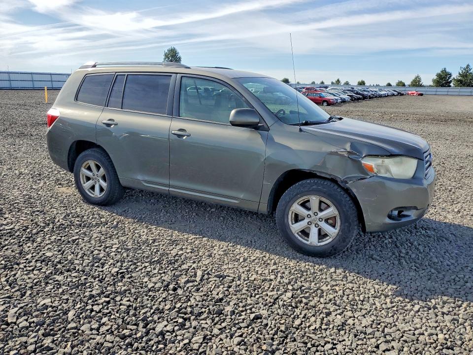 2009 Toyota Highlander VIN JTEDS41A392092678 COPART salvage auction — FRONT END, Wa - Bill Of Sale, sold $950 on 2026-07-08 (photo 4)
