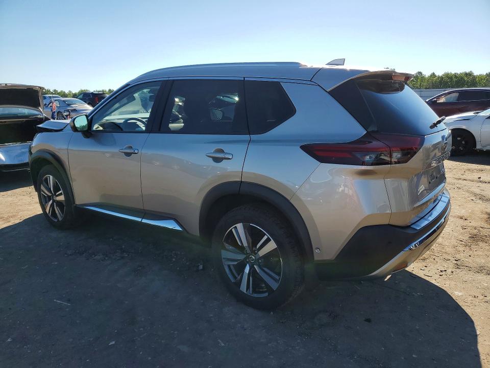 2021 Nissan Rogue VIN JN8AT3DD2MW319174 COPART salvage auction — FRONT END, Va - Cert Of Title - Salvage, sold $6,700 on 2026-07-22 (photo 2)