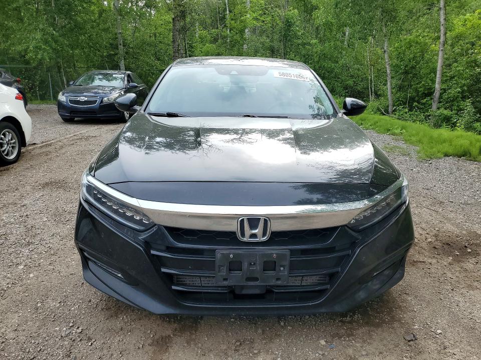 2018 Honda Accord VIN 1HGCV1F97JA807929 COPART salvage auction — REAR END, On - Permit No Brand - Unfit, sold $300 on 2026-07-09 (photo 5)