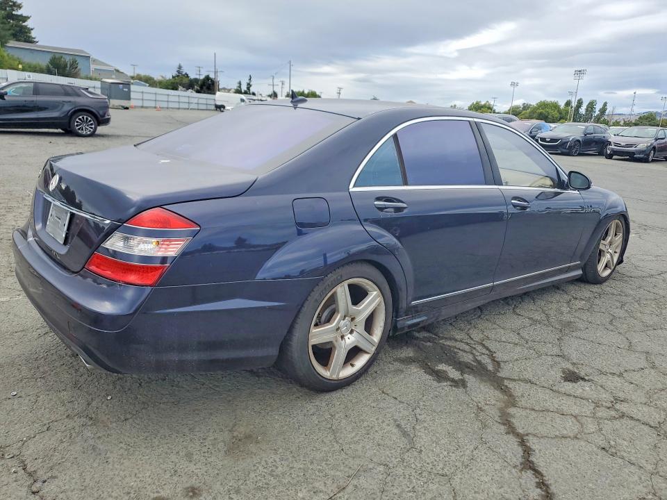 2007 Mercedes-benz S class VIN WDDNG71X87A112030 COPART salvage auction — VANDALISM, Ca - Salvage Certificate, sold $950 on 2026-07-06 (photo 3)