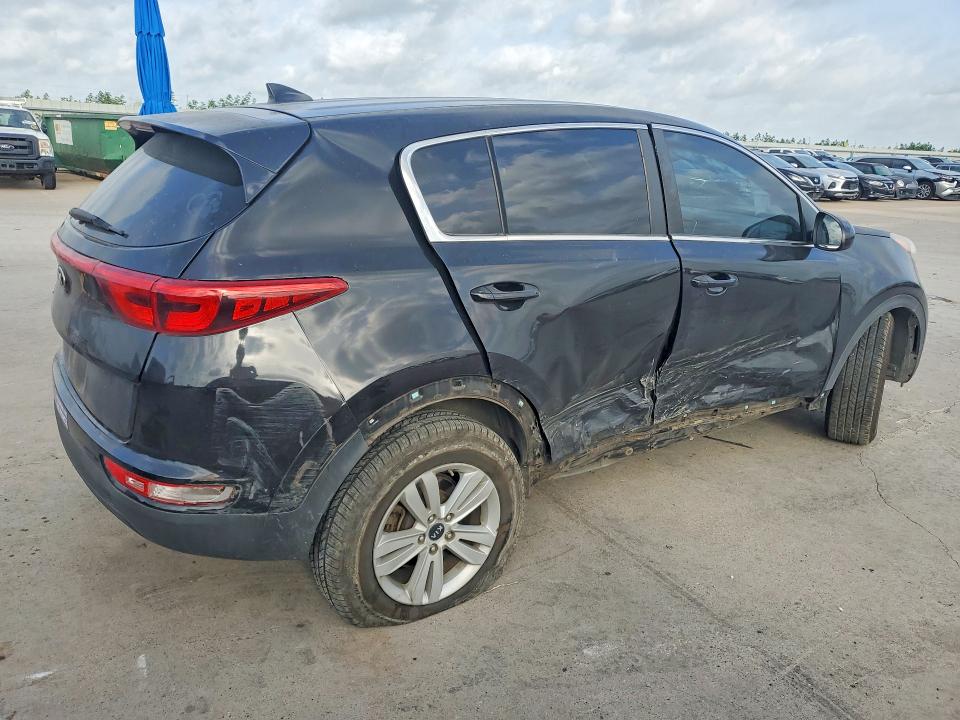 2017 Kia Sportage VIN KNDPM3AC4H7161306 COPART salvage auction — SIDE, TX - SALVAGE VEHICLE TITLE (P), sold $2,250 on 2026-07-16 (photo 3)