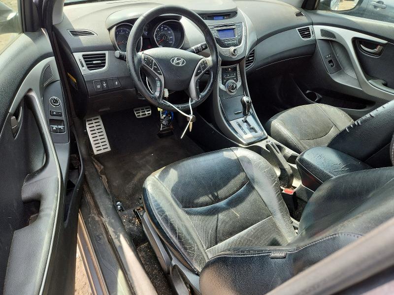 2013 Hyundai Elantra VIN KMHDH6AE8DU007974 COPART salvage auction — VANDALISM, Salvage Title, sold $125 on 2026-07-21 (photo 8)