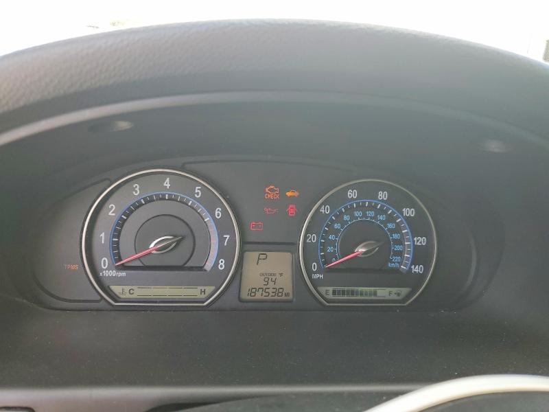2008 Kia Optima VIN KNAGE123285263499 COPART salvage auction — FRONT END, Fl - Cert Of Title Slvg Rebuildable, sold $450 on 2026-07-13 (photo 9)