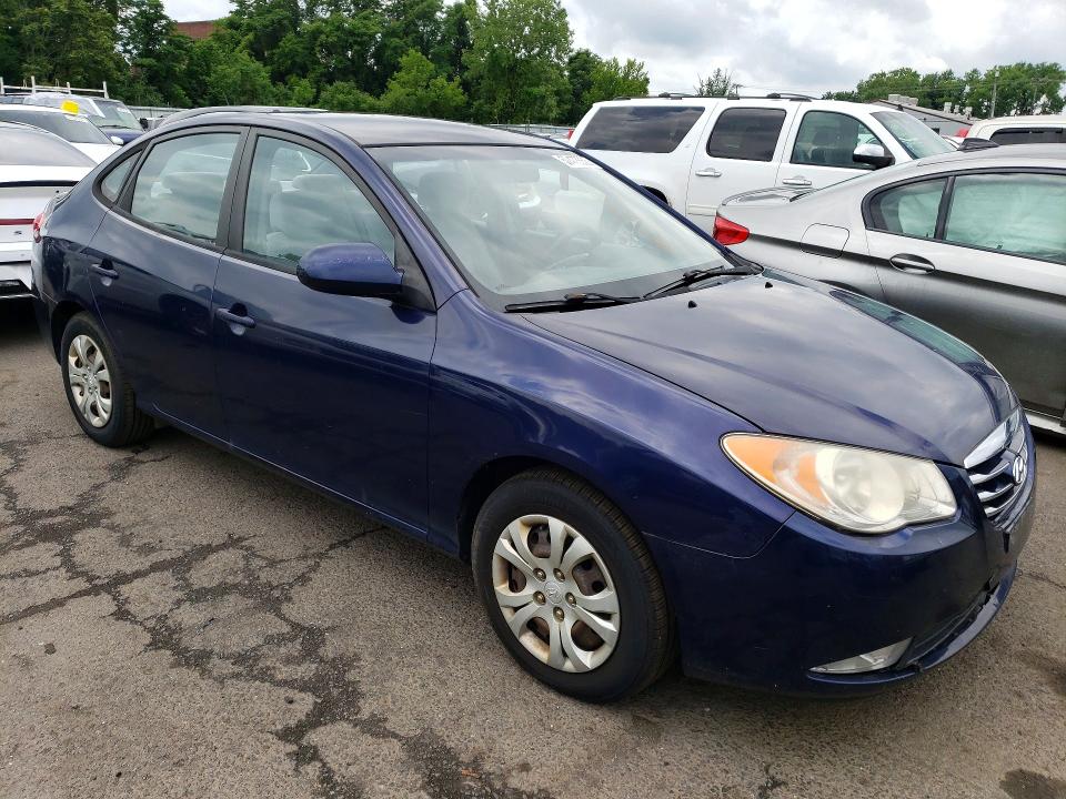 2010 Hyundai Elantra VIN KMHDU4AD8AU940602 COPART salvage auction — FRONT END, CT - CERT OF TITLE-SALVAGE, sold $475 on 2026-07-02 (photo 4)