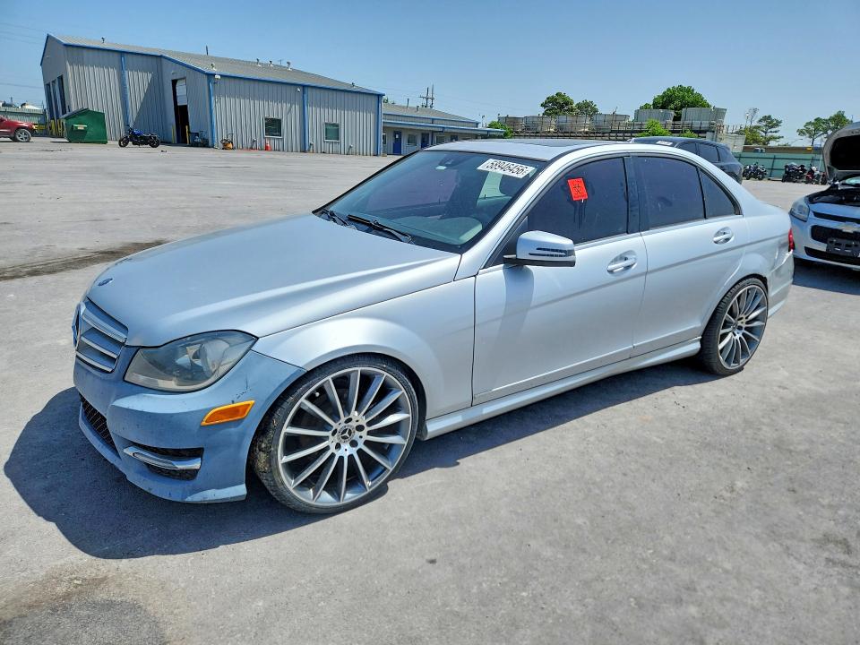 2012 Mercedes-benz VIN WDDGF4HBXCR237773 COPART salvage auction — WATER/FLOOD, Ok - Cert Of Title-Flood Damaged, sold $425 on 2026-08-05 (photo 1)