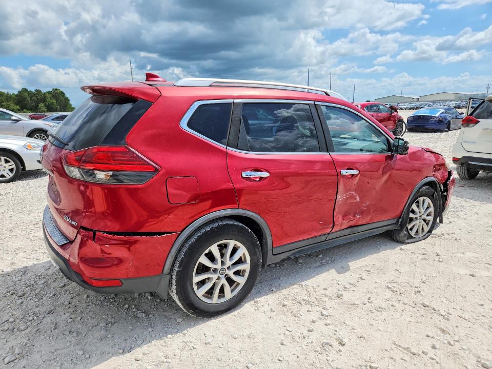 2017 Nissan Rogue VIN JN8AT2MV2HW270910 COPART salvage auction — FRONT END, Tx - Salvage Vehicle Title, sold $70 on 2026-07-16 (photo 3)