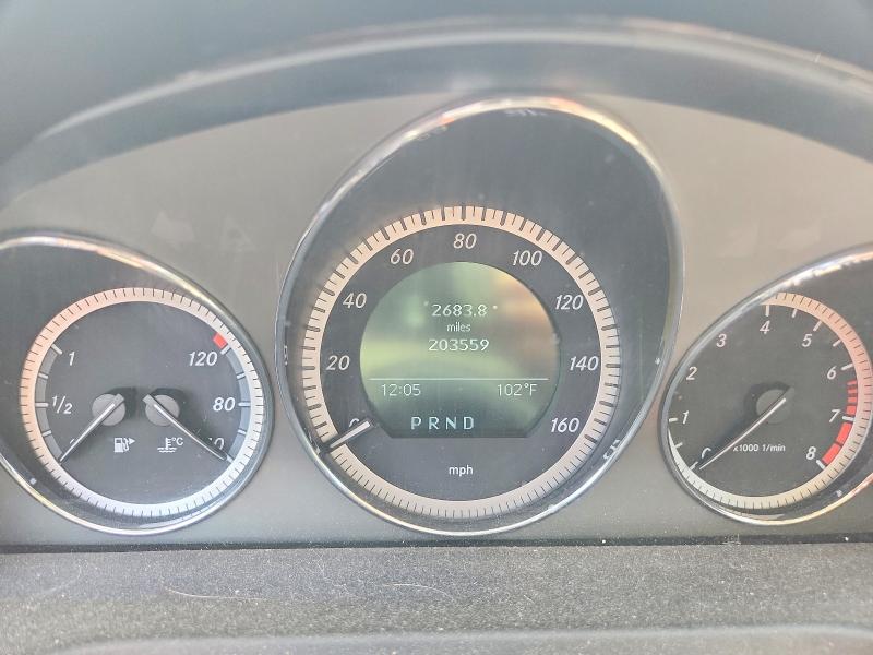 2011 Mercedes-benz C class VIN WDDGF8BB3BR138730 COPART salvage auction — MECHANICAL, Mn - Certificate Of Title, sold $600 on 2026-07-28 (photo 9)