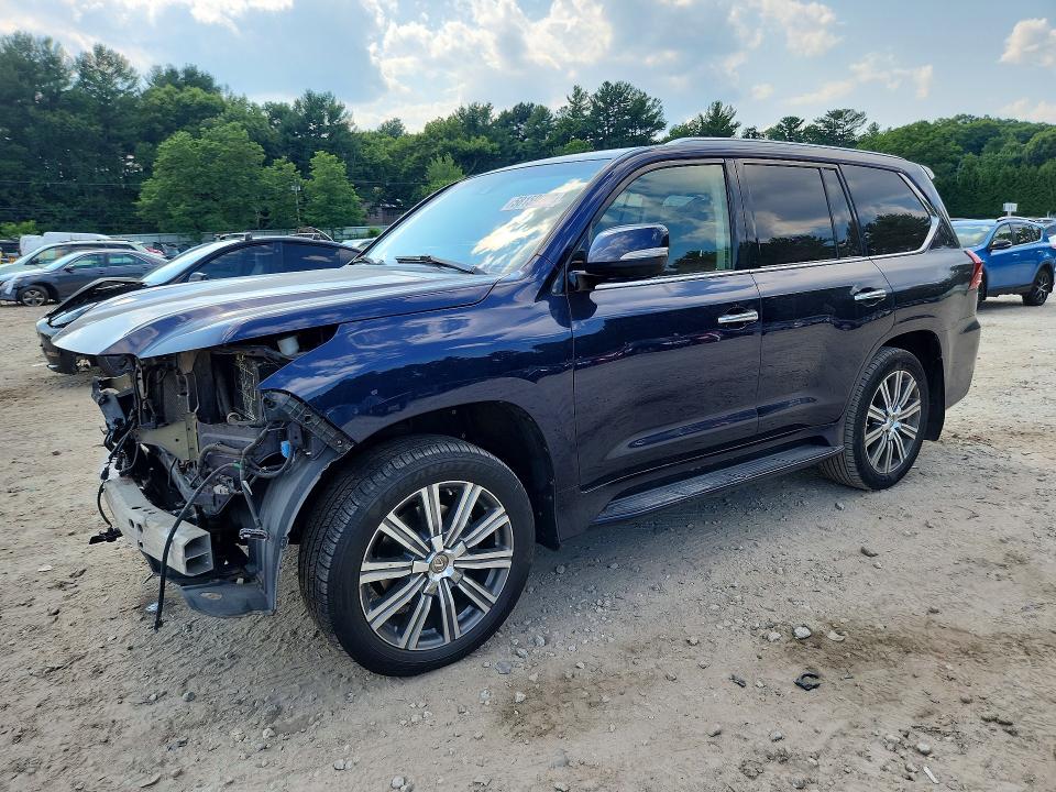 2017 Lexus Lx VIN JTJHY7AX8H4246151 COPART salvage auction — FRONT END, MA - CERT OF TITLE-SALVAGE, sold $35,750 on 2026-08-27 (photo 1)