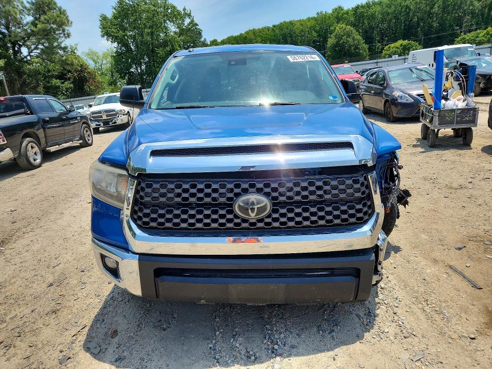 2018 Toyota Tundra VIN 5TFUW5F14JX766948 COPART salvage auction — FRONT END, Va - Cert Of Title - Salvage, sold $8,900 on 2026-07-07 (photo 5)