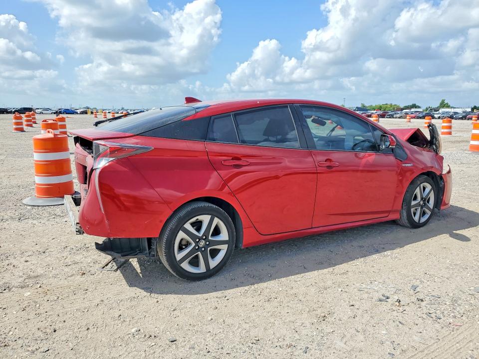 2017 Toyota Prius VIN JTDKARFU7H3537480 COPART salvage auction — FRONT END, TX - SALVAGE VEHICLE TITLE, sold $1,700 on 2026-07-27 (photo 3)
