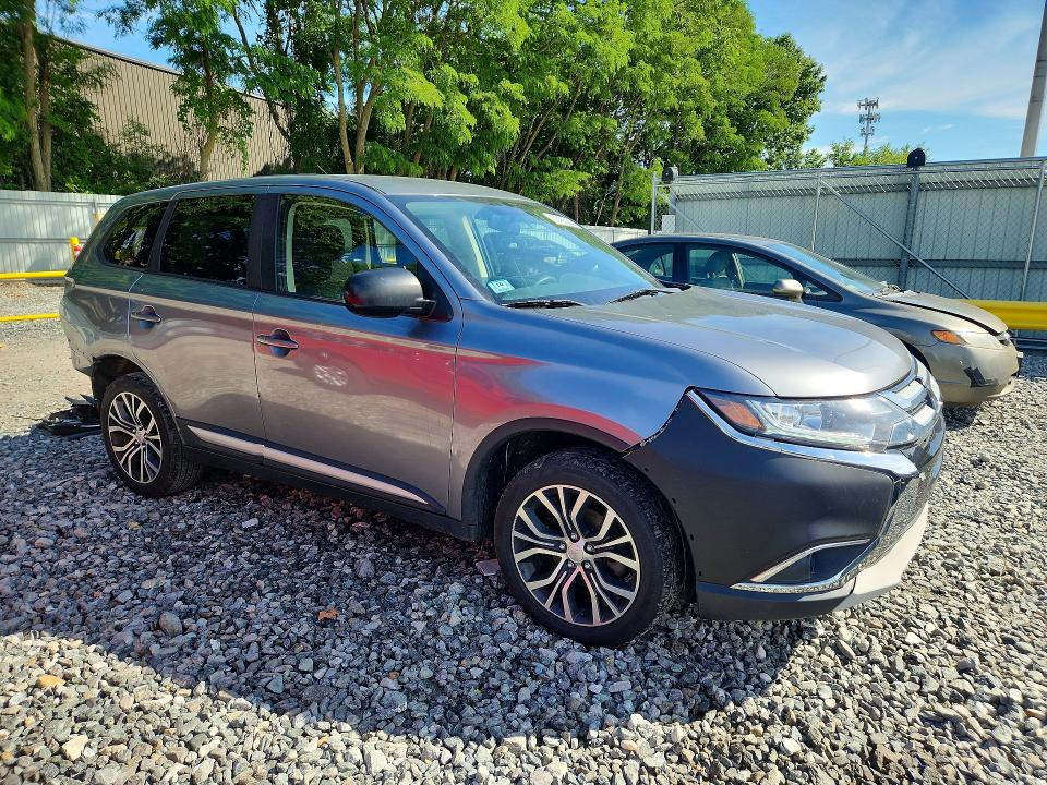 2018 Mitsubishi Outlander VIN JA4AZ3A37JZ057176 COPART salvage auction — REAR END, Ma - Cert Of Title-Salvage, sold $3,050 on 2026-07-06 (photo 4)