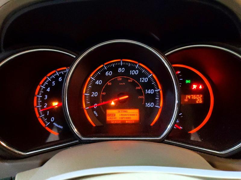 2010 Nissan Murano VIN JN8AZ1MW3AW133322 COPART salvage auction — SIDE, PA - CERTIFICATE OF SALVAGE, sold $450 on 2026-07-15 (photo 9)