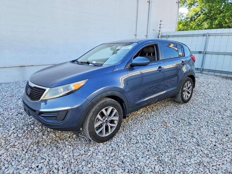 2015 Kia Sportage VIN KNDPB3AC6F7681896 COPART salvage auction — SIDE, OH - CERT OF TITLE-REPOSSESSION, sold $1,150 on 2026-07-09 (photo 1)