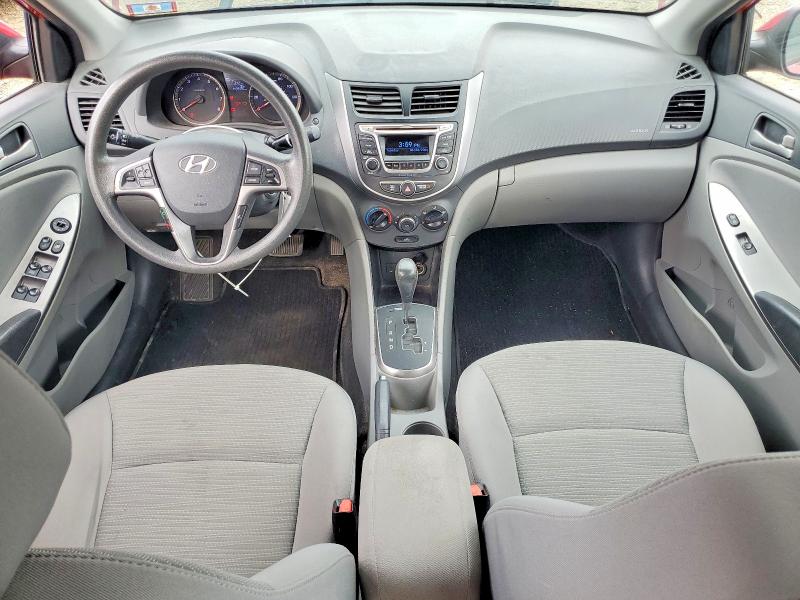 2016 Hyundai Accent VIN KMHCT4AE8GU991081 COPART salvage auction — FRONT END, Nj - Cert Of Title-Salvage, sold $850 on 2026-07-08 (photo 8)