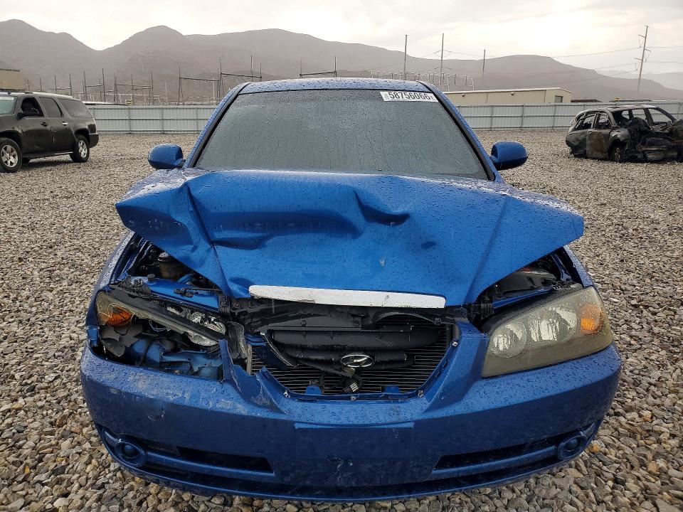 2004 Hyundai Elantra VIN KMHDN46D14U873335 COPART salvage auction — FRONT END, Nv - Salvage Title, sold $175 on 2026-07-27 (photo 5)